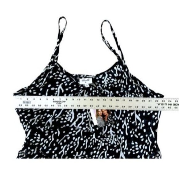 Diane Von Furstenberg x Target Women Black/White Print Ruffle Dress 3X NWT - Picture 6 of 6